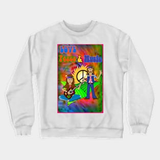 Love, Peace & Music Crewneck Sweatshirt